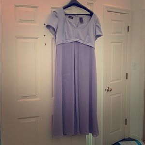 lilac summer formal dress